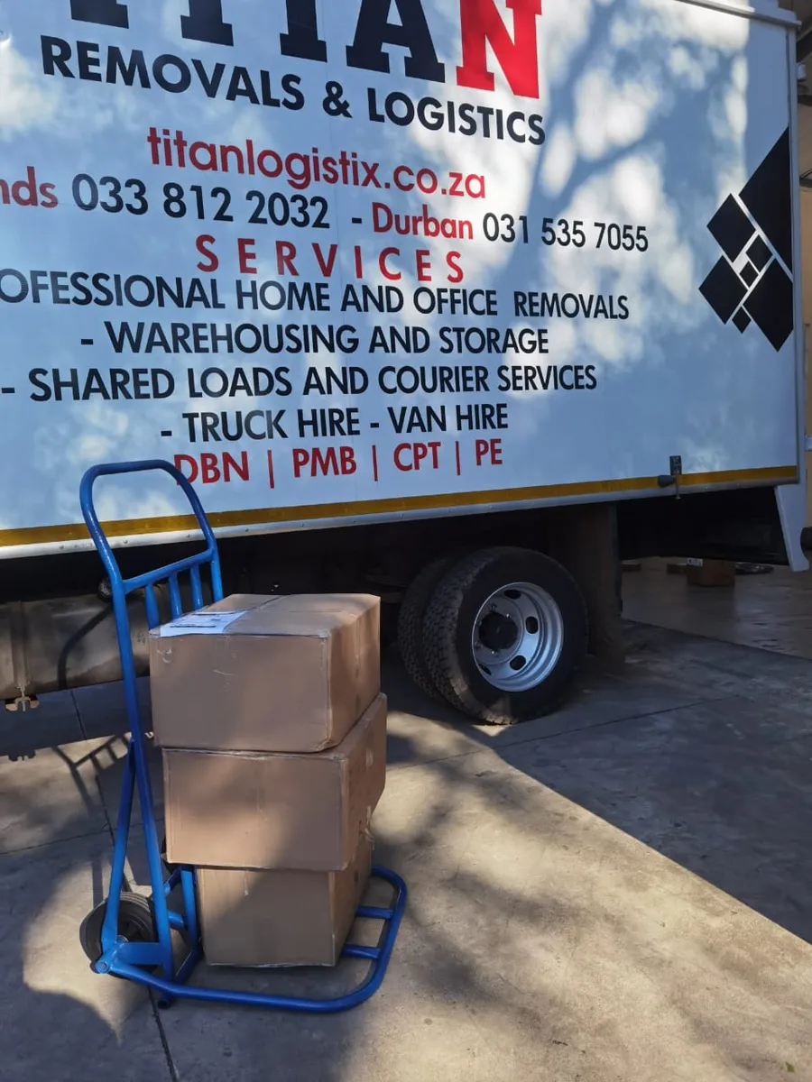 Titan Logistix courier truck on a nationwide freight delivery route